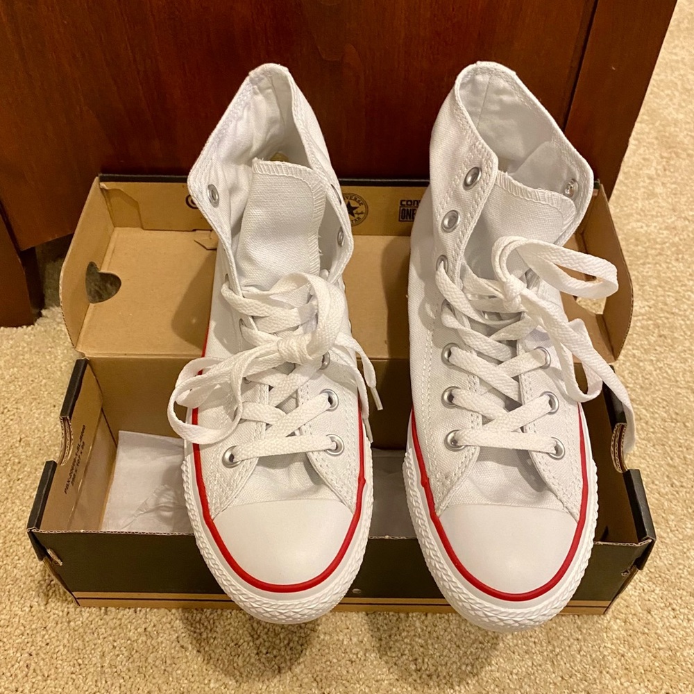 Converse | white high tops